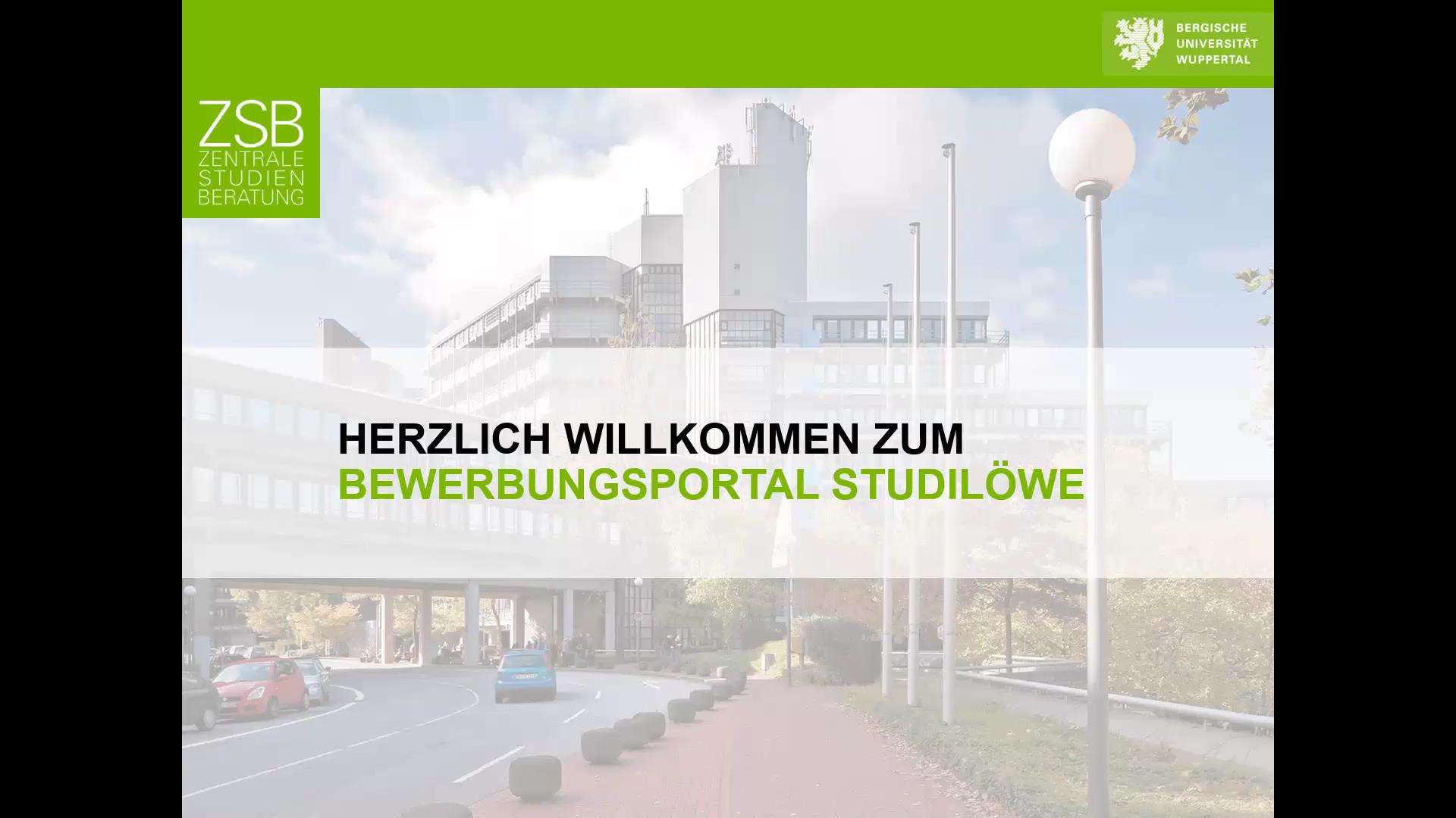 Das Bewerbungsportal StudiLöwe: Studiengänge mit NC